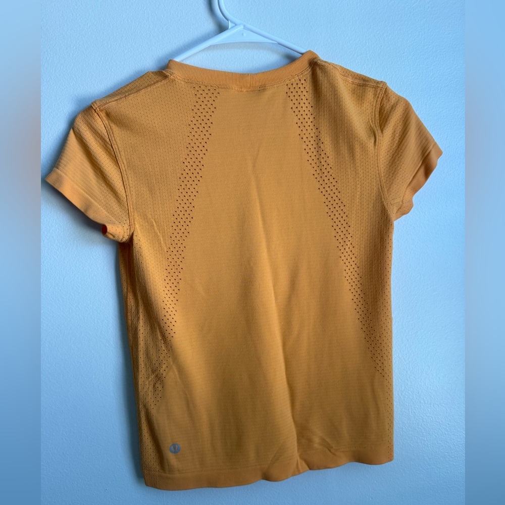Orange Athletic lululemon T-Shirt